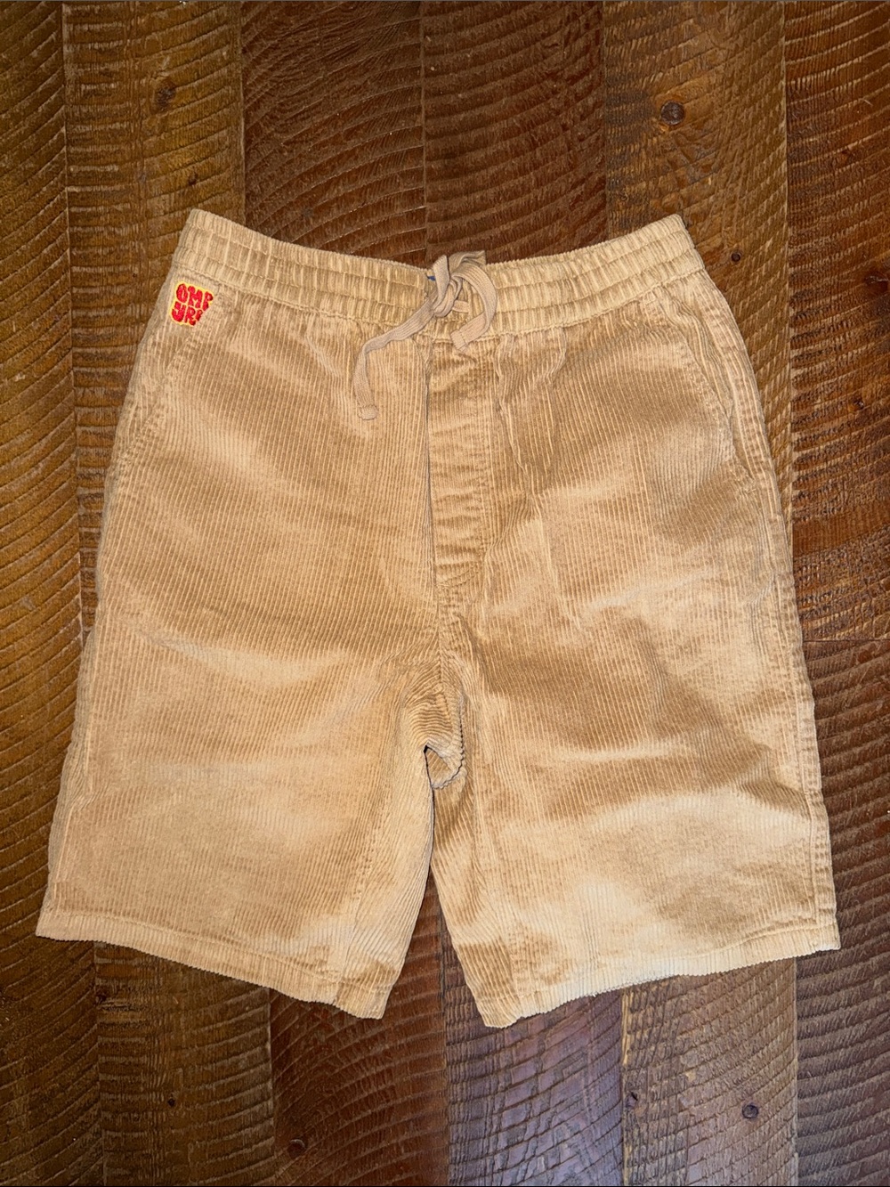 Empyre Tan Corduroy Drawstring Men’s Shorts